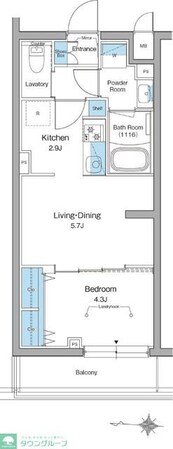 ルフォンリヴェント杉並永福の物件間取画像